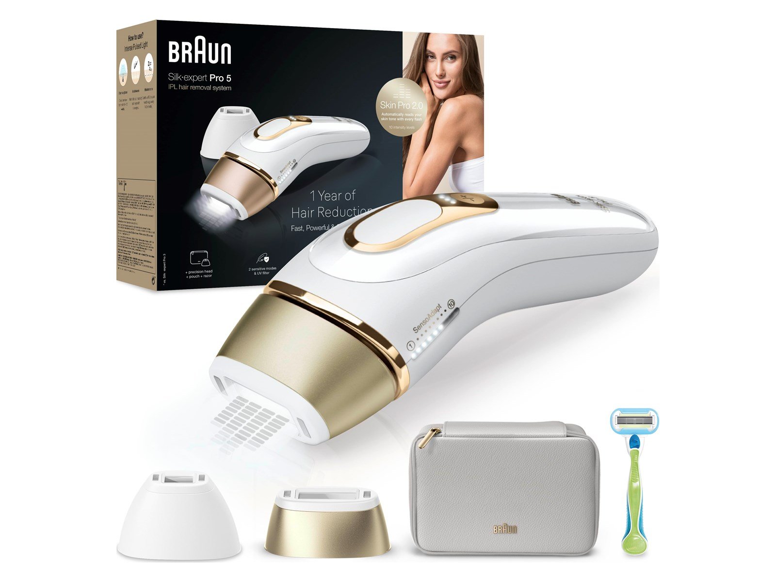 Braun Epilierer Pro PL5152 White/Gold Braun Epilierer Pro PL5152 White/Gold